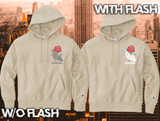 Reflective Skeleton Rose Champion Hoodie