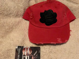 Red Rose Dad Hat