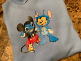 Custom Stitch x Mickey Crewneck