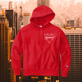 Rose Heart Champion Hoodie