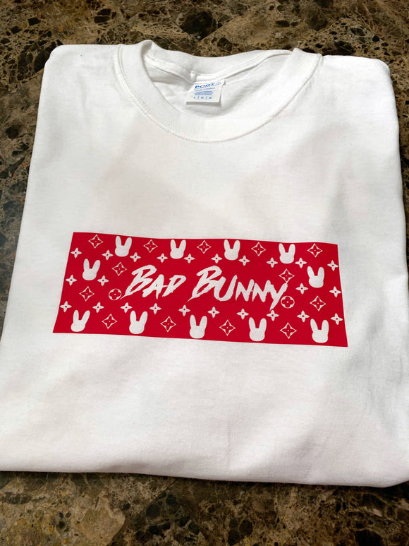 Bad bunny store supreme shirt