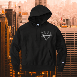 Rose Heart Champion Hoodie