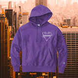 Rose Heart Champion Hoodie